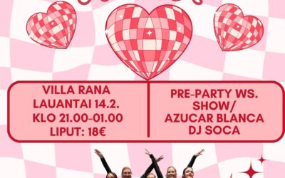 Helmikuun Fiesta tanssitaan ystävänpäivänä 14.2.!