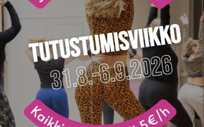 Syyskausi alkaa 31.8. tutustumisviikolla!