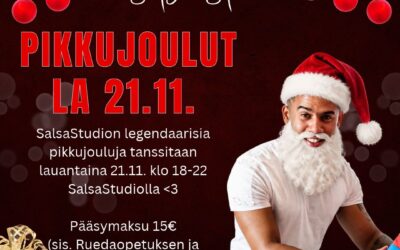 Pikkujoulut 21.11. SalsaStudiolla!