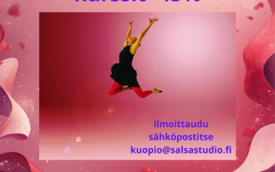 TARJOUS -45% kevätlukukauden kurssit loppukaudeksi