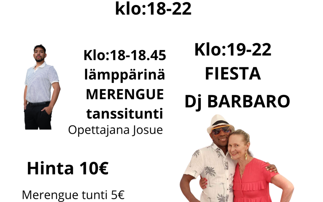 Syyslukukauden Avajaisfiesta LAUANTAINA 19.9.2026 klo:18-22!!!